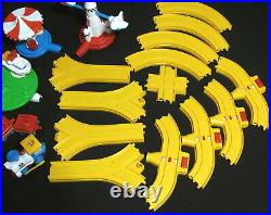 Vintage Disneyland Playmates Train Track Playset 36 Piece Figure 1986 Disney Toy