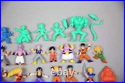 Vintage Dragon Ball Z Action Figure Lot toy Mini Figures Green Blue Flesh RARE