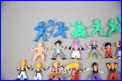 Vintage Dragon Ball Z Action Figure Lot toy Mini Figures Green Blue Flesh RARE