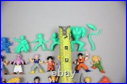 Vintage Dragon Ball Z Action Figure Lot toy Mini Figures Green Blue Flesh RARE