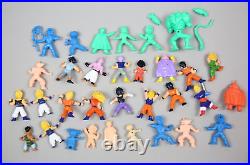 Vintage Dragon Ball Z Action Figure Lot toy Mini Figures Green Blue Flesh RARE