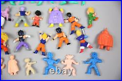 Vintage Dragon Ball Z Action Figure Lot toy Mini Figures Green Blue Flesh RARE