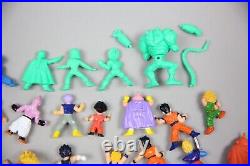 Vintage Dragon Ball Z Action Figure Lot toy Mini Figures Green Blue Flesh RARE