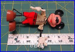 Vintage Early 1960's Bendable Twistable Disney Mickey Mouse Toy Figure Marx