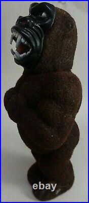 Vintage Early King Kong Figure withFlocked Fur Bubble Bath Bottle Container. Soaky