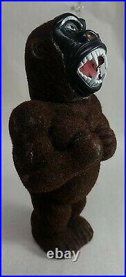 Vintage Early King Kong Figure withFlocked Fur Bubble Bath Bottle Container. Soaky