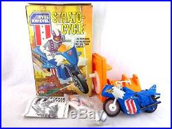 Vintage Evel Knievel Strato-Cycle Action Figure Vehicle Ideal Boxed Sealed 1970s