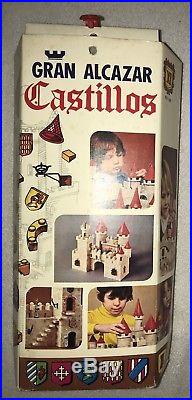 Vintage Exin Castillos Gran Alcazar Castle Toy Blocks Building Set Figures XI