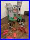 Vintage Fischer Price Great Adventures Castle RED Label Play Set Lot 11 Figures