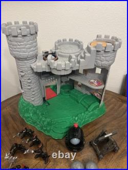 Vintage Fischer Price Great Adventures Castle RED Label Play Set Lot 11 Figures