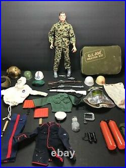 Vintage G. I. Joe Toy Doll with Accesories