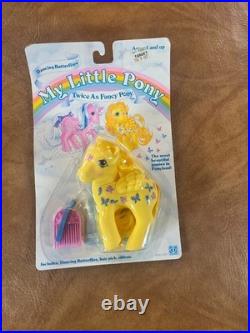 Vintage G1 Hasbro My Little Pony Dancing Butterflies Twice As Fancy Vintage G1 Hasbro My Little Pony Dancing Butterflies Twice As Fancy