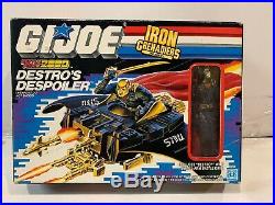 Vintage GI JOE Destros Despoiler Action Figure Toy Hasbro New In Box Still Seale