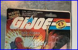 Vintage GI JOE RED COBRA 1984 Plastirama SATAN Argentina RED STORM SHADOW