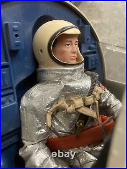 Vintage GI Joe 1960s 1966 Space Capsule with Astronaut Doll Figure in Suit Toy