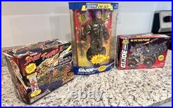 Vintage GI Joe 90s Toy Lot MISB Scorpion Tank Street Fighter Sonic Boom Duke
