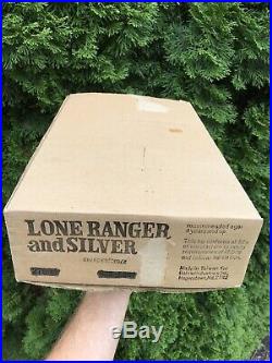 Vintage Gabriel Lone Ranger & Silver Figures Original Box Factory Plastic 1973