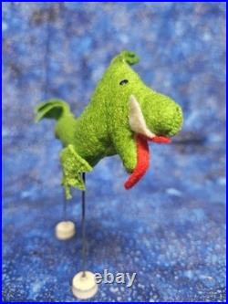 Vintage German BAP Stringless Puppet Dragon Figure