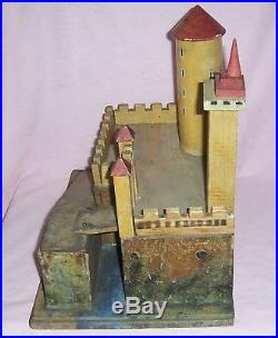 Vintage German Toy Castle, Moritz Gottschalk Suit Heyde Figures