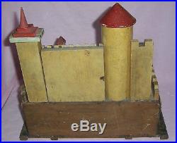 Vintage German Toy Castle, Moritz Gottschalk Suit Heyde Figures