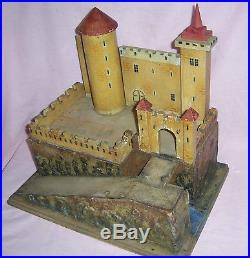 Vintage German Toy Castle, Moritz Gottschalk Suit Heyde Figures