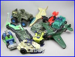 Vintage Gi Joe toy lot Figures vehicles parts accessories 1980s 1990s Hasbro