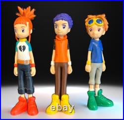 Vintage HTF Bandai Digimon Tamers Henry, Rika, Takato Lot of 3 toy Figures 2001