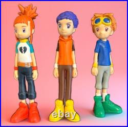 Vintage HTF Bandai Digimon Tamers Henry, Rika, Takato Lot of 3 toy Figures 2001