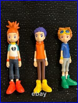 Vintage HTF Bandai Digimon Tamers Henry, Rika, Takato Lot of 3 toy Figures 2001