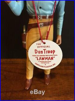 Vintage Hartland Gunfighter DAN TROOP Lawman Western Collectible Figure Toy