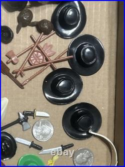 Vintage Hartland Marx Gun Pistol Rifle Hat Figure Accessories Replacement Lot