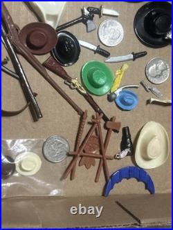 Vintage Hartland Marx Gun Pistol Rifle Hat Figure Accessories Replacement Lot