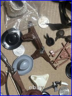 Vintage Hartland Marx Gun Pistol Rifle Hat Figure Accessories Replacement Lot