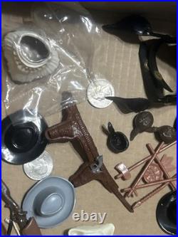 Vintage Hartland Marx Gun Pistol Rifle Hat Figure Accessories Replacement Lot
