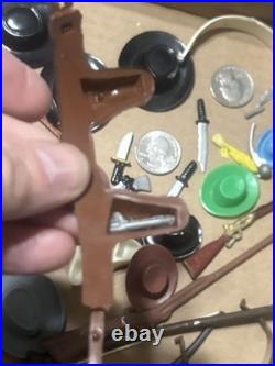 Vintage Hartland Marx Gun Pistol Rifle Hat Figure Accessories Replacement Lot