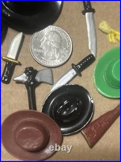 Vintage Hartland Marx Gun Pistol Rifle Hat Figure Accessories Replacement Lot