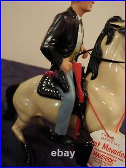 Vintage Hartland Plastics Western Figure Bret Maverick James Garner & Horse