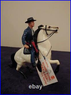 Vintage Hartland Plastics Western Figure Richard Boone Paladin & Horse