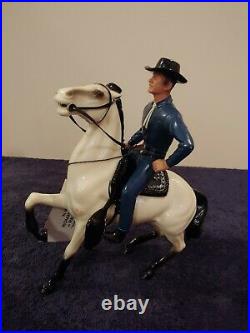 Vintage Hartland Plastics Western Figure Richard Boone Paladin & Horse