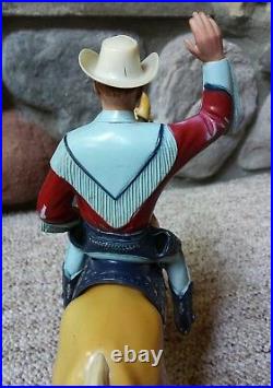 Vintage Hartland Toy Western Figures Roy Rogers With Horse Trigger 800 Series