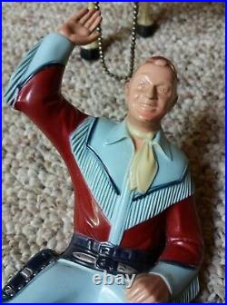 Vintage Hartland Toy Western Figures Roy Rogers With Horse Trigger 800 Series