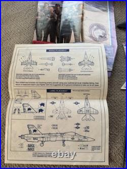 Vintage Hasbro Flying Fighters F/A-18 Hornet Fighting Falcon Jet 1989 80's Toy