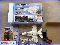 Vintage Hasbro Flying Fighters F/A-18 Hornet Fighting Falcon Jet 1989 80's Toy