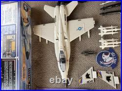 Vintage Hasbro Flying Fighters F/A-18 Hornet Fighting Falcon Jet 1989 80's Toy