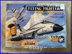 Vintage Hasbro Flying Fighters F/A-18 Hornet Fighting Falcon Jet 1989 80's Toy