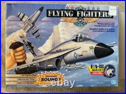 Vintage Hasbro Flying Fighters F/A-18 Hornet Fighting Falcon Jet 1989 80's Toy