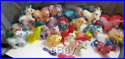 Vintage Hasbro G1 My Little Pony Vinyl Figure LOT 1980's mattel barbie doll toy