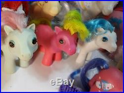 Vintage Hasbro G1 My Little Pony Vinyl Figure LOT 1980's mattel barbie doll toy