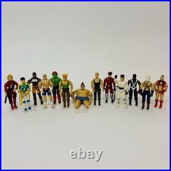 Vintage Hasbro Street Fighter Mixed GI Joe Set Of 13 Action Figure Toy Lot Rare
