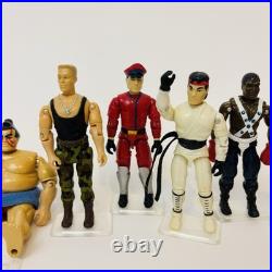 Vintage Hasbro Street Fighter Mixed GI Joe Set Of 13 Action Figure Toy Lot Rare